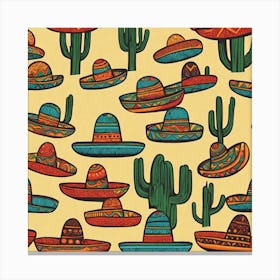 Mexican Hats 13 Canvas Print