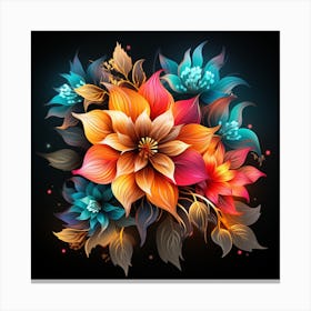 Colorful Flowers Canvas Print