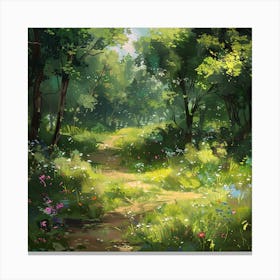Forest Path 1 Canvas Print