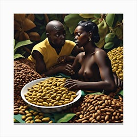 'A Man And A Woman' Canvas Print