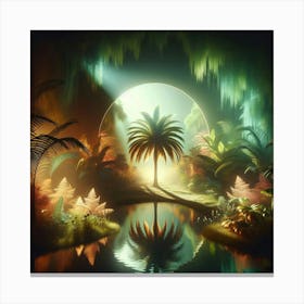 Tropical Forest 1 Canvas Print