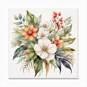 Jungle Bouquet 5 Canvas Print