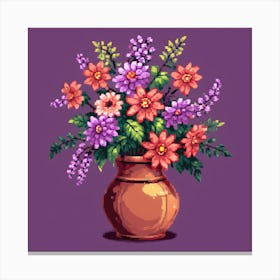 Flowers In A Vase 2 Canvas Print