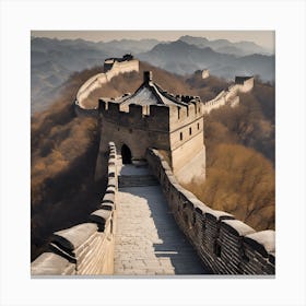 Great Wall Of China Canvas Print