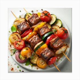 Grilled Delights Canvas Print