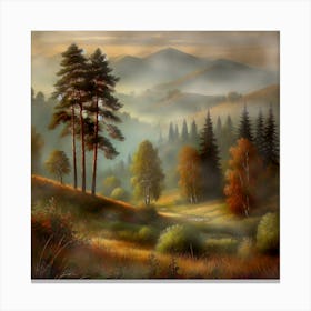 Autumn Landscape Canvas Print