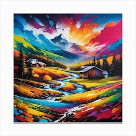 Rainbow Valley 1 Canvas Print