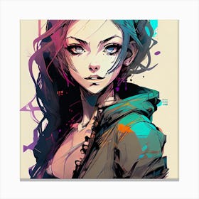 Anime Girl 8 Canvas Print