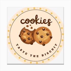 Cookies Taste The Biscuit Canvas Print