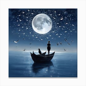 Full Moon Canvas Print