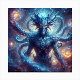 Demon Of The Universe Canvas Print
