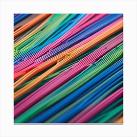 Colorful Wires 14 Canvas Print