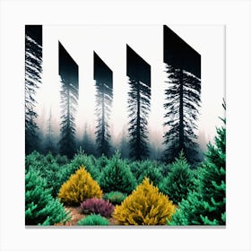 tree square Canvas Print