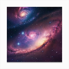 Spiral Galaxy Wall Art Decoration Toile