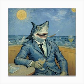 Shark Chillout 1 Canvas Print