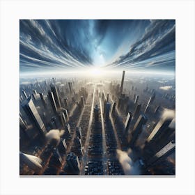 City Of The Future Canvas Print