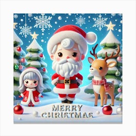 Merry Christmas 9 Canvas Print