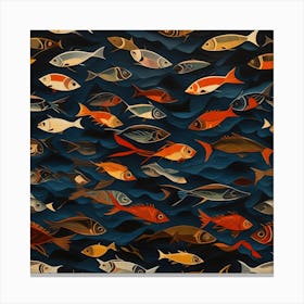 Many Fishes Canvas Print