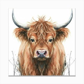 Highland Cow Canvas Print