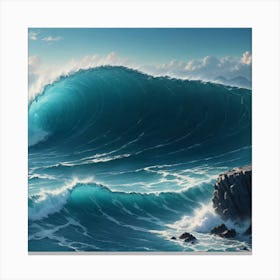 Ocean Wave 1 Canvas Print