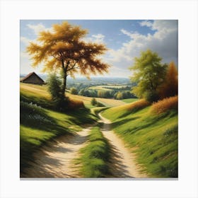 Road In The Countryside 15 Canvas Print