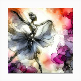 For The Love Of Ballet 8 Canvas Print