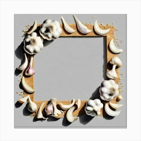 Garlic Frame Canvas Print