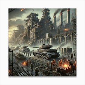 Iron Commonwealth Industrial Heritage Canvas Print