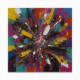 Abstract Burst Canvas Print