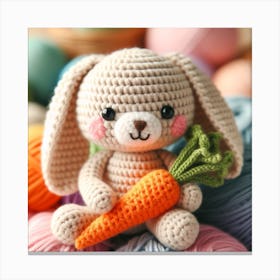 Amigurumi, Rabbit 1 Canvas Print