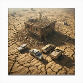 Dry Landscape 7 Canvas Print