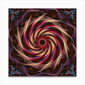Psychedelic Spiral Canvas Print