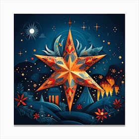 Christmas Star 1 Canvas Print