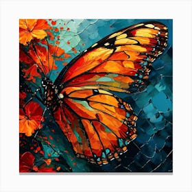 Butterfly Painting art print 1 Canvas Print