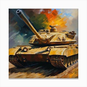 M60 Tank 1 Canvas Print