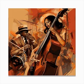 Jazz Lovers Canvas Print