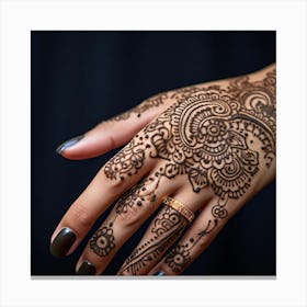 Mehndi 1 Canvas Print