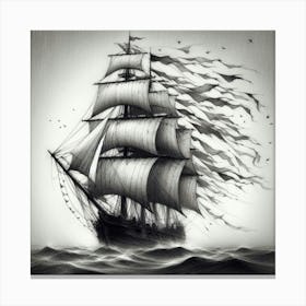 Sailing Ship Canvas Print