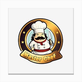 Master Chef Logo 1 Canvas Print