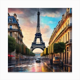 Paris Eiffel Tower 31 Canvas Print