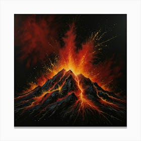 Lava Eruption 2 Canvas Print