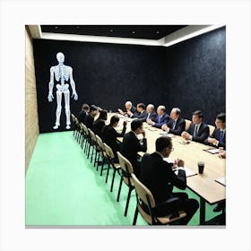 Meeting Room Stock Videos & Royalty-Free Footage Canvas Print