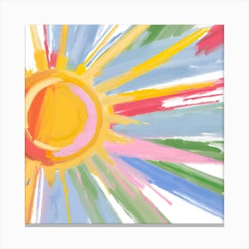 Bright Dawn Sun Canvas Print