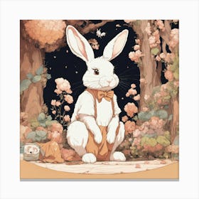 A Cute Bunny (2) Canvas Print