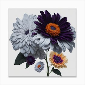 Gerberas myluckycharm Canvas Print