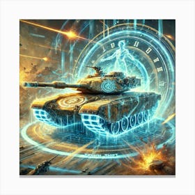 A Dynamic Depiction Of The Temporal Shift Ability (1) Canvas Print