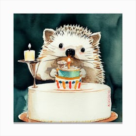 Birthday Hedge Canvas Print