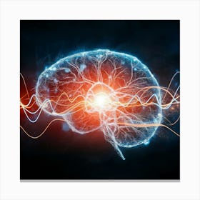 Brain Wave Canvas Print