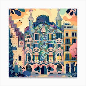 Gaud House Canvas Print