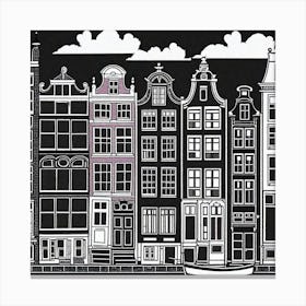 Amsterdam Cityscape 2 Canvas Print